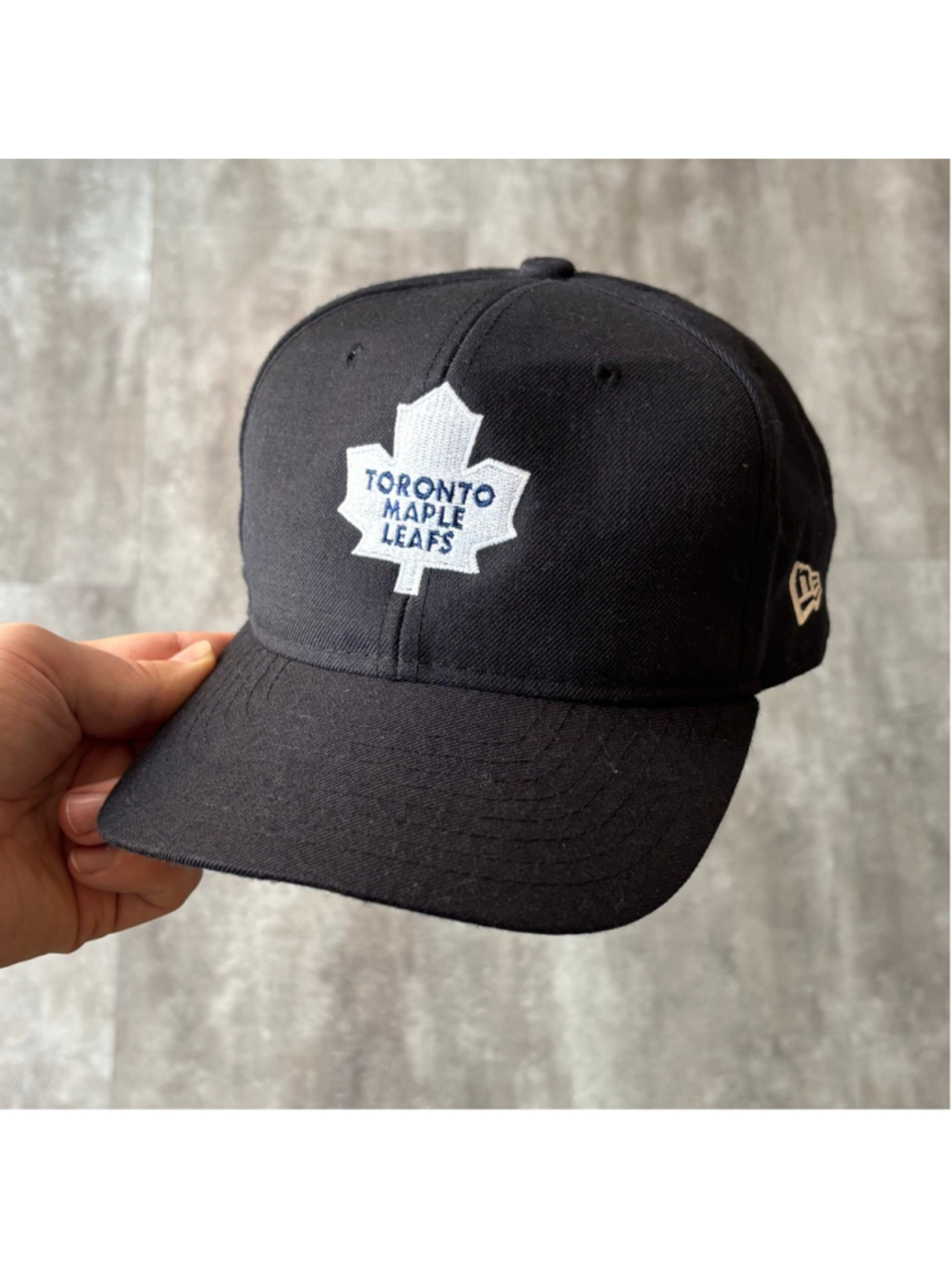Vintage Toronto Maple Leafs New Era SnapBack Hat Navy Blue